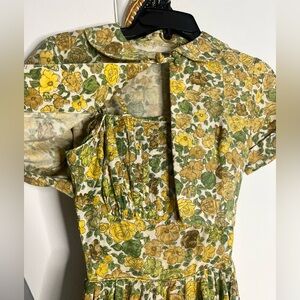 Vintage Bespoke Floral Dress